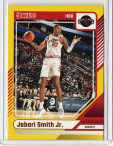 2024-25 Panini Donruss - Jabari Smith Jr #57 Yellow Flood - Picture 1 of 2