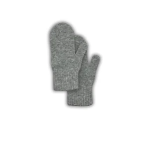 100% Angora Knitted Mittens for Women Made in USA - Picture 1 of 5