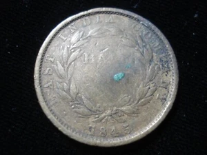 East India Company 1845 Half Cent Coin (TA03) - Picture 1 of 2