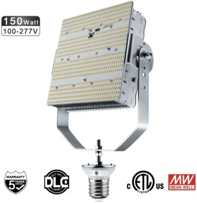 150W LED Shoebox Retrofit Kit for Updating Parking Lot HID Fixtures ETL DLC List - Image 1 of 4