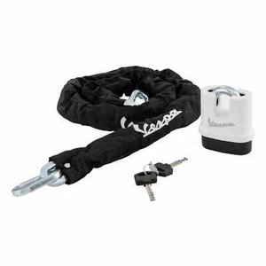 Lucchetto antifurto a catena PIAGGIO per Vespa in acciaio inox 1400 mm 3,20 kg - Picture 1 of 7