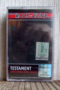 Testament – First Strike Still Deadly - Cassete UKR License ! NEW SEALED ! - Picture 1 of 3