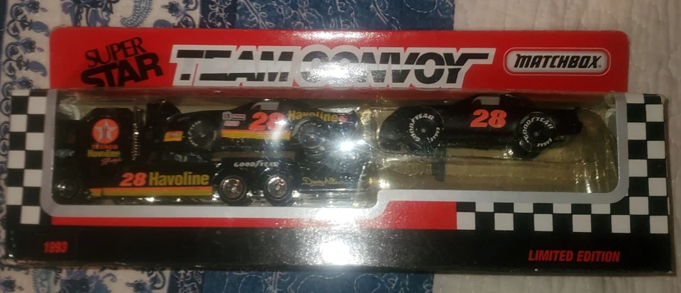 NIB 1993 Davey Allison Matchbox Super Star Team Convoy Limited Edition Set - Image 1 of 1