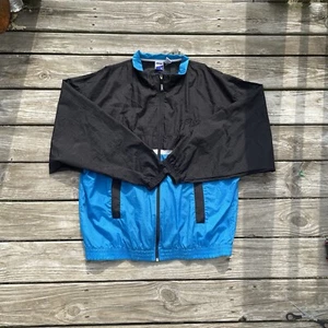 Blue And Black Bike Wind Breaker Jacket - Picture 1 of 5