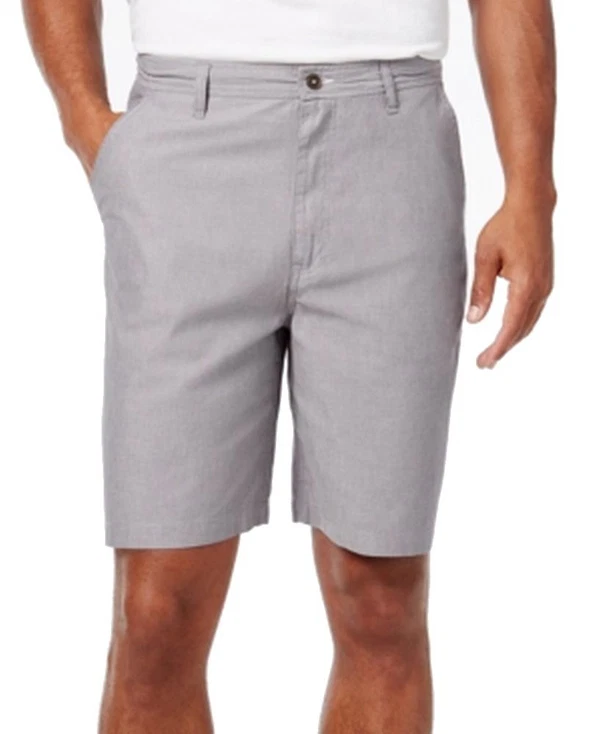 Nuevos Pantalones Cortos Para Hombres Geoffrey Beene Frente Plano Grafito Informales Cambray 42 Foto 1 de 1