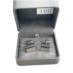 CHISEL Stainless Steel Polished Cufflinks in Box NEW - Picture 1 of 5