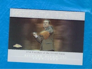 RICHARD NIXON 2004 TOPPS CHROME PRESIDENTIAL PASTIME REFRACTOR INSERT ! ! - Picture 1 of 2