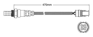 Post-Cat Left oxygen sensor for Mercedes Benz Viano V639 M112.976 6-Cyl 3.7 6/04 - Picture 1 of 2