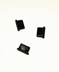 **3 x USB TYPE-C OSŁONA PRZECIWPYŁOWA WTYCZKA GUMOWA I SZCZOTKA - TELEFONY KOMÓRKOWE / TABLETY** - Zdjęcie 1 z 3