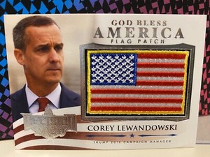 Corey Lewandowski Decision 2020 God Bless America Flag Patch #GBA-14 USA