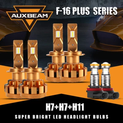 For Mercedes-Benz ML350 2006-2011 AUXBEAM 6000K Canbus LED Headlight+Fog Bulbs - Image 1 of 4