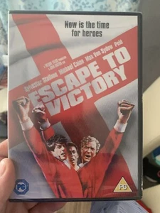 Escape To Victory DVD 1981 Stallone Caine Von Sydow Pele UK 2010 R2 New Sealed - Picture 1 of 2