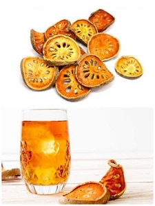 Paquete casero de frutas secas tailandesas Bael 100G hierbas secas tailandesas té Matoom Bael polvo - Imagen 1 de 4