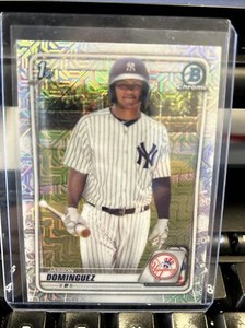 2020 Bowman Chrome Prospects Jasson Dominguez #BCP-8 Mega Box Mojo Refractor 1st
