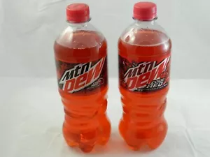 Mountain Dew Code Red Standard & Art Label Botella Completa 20 OZ Totalmente Nueva - Imagen 1 de 12