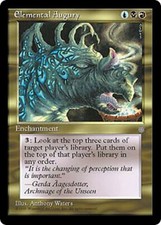 1x Elemental Augury Ice Age card MTG Magic the Gathering