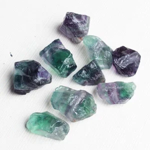 100g Rough Natural Rainbow Fluorite Quartz Crystal Healing Reiki Stone Specimen - Picture 1 of 14