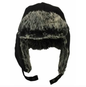 NWT Men's Apt. 9 Herringbone Faux-Fur Trapper-S/M - Picture 1 of 7