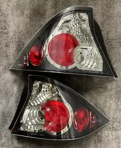 Honda Civic Coupe 2dr 01-03 Black Tail Lights TYC Fast And The Furious - Picture 1 of 5