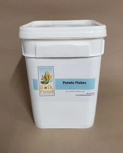 BULK-Instant Potato Flakes-Dehydrated-4 Gallon Bucket-Long-Term Storage-10# - Picture 1 of 3
