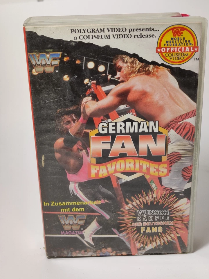 VHS Wrestling German Fan Favorites WWF 120 Minuten - Bild 1 von 1