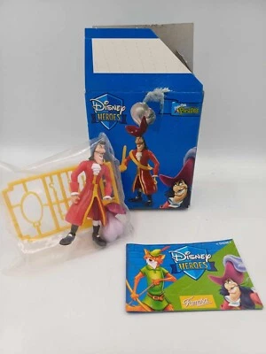 Disney Heroes Peter Pan Pirates Captain Hook Figure - Famosa HTF NIB - Image 1 of 3