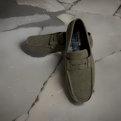 ZAPATOS DE CONDUCTOR KENNETH COLE REACTION DAWSON PARA HOMBRE PENNY CARBÓN TALLA 7M/40M (664) Foto 1 de 4