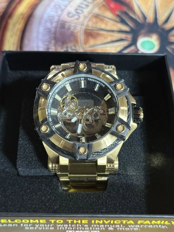 Invicta Bolt Phantom 52mm AUTOMATIC Skeleton Dial Men's Watch 49058