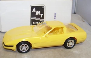 1:25 AMT ERTL 1995 CORVETTE ZR-1 COMPETITION YELLOW PROMO PROMOTIONAL MODEL 6661 - Picture 1 of 9