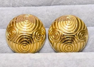 MONET Gold Color Earrings 41938 - Picture 1 of 16