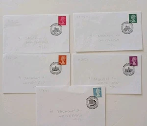 2009 SECURITY MACHIN London SW1 DEFINITIVE FIRST DAY COVERS. All 5 high values - Imagen 1 de 2