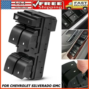 Power Window Switch Front Driver Side Master for Chevy Truck Blazer GMC 4-Door - Picture 1 of 16