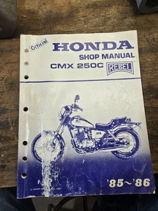 Honda CMX250C 1985 1986 manual de servicio rebelde fabricante de equipos originales de fábrica A30508511G - Imagen 1 de 9