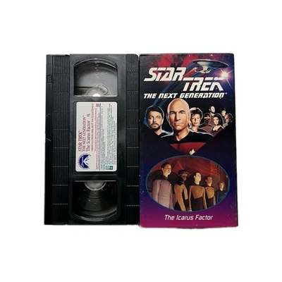 Star Trek The Next Generation: The Icarus Factor VHS - Good Condition Episode 40 - Image 1 of 4
