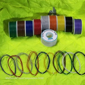 Alambre de cobre estañado de un solo núcleo de PVC aislado de 2 m ~ 10 m P/N B-30-1000 UL1423 30 AWG - Imagen 1 de 7