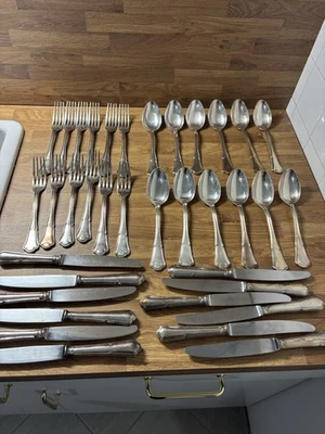 Lot De 36 Couverts Ercuis Metal Argenté  - Photo 1/4