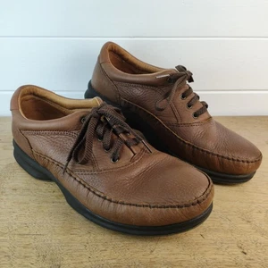 Clarks Women's 8.5 M Brown Leather Oxford Casual Shoes 30208 Orlene Slip/Breeze - Picture 1 of 13