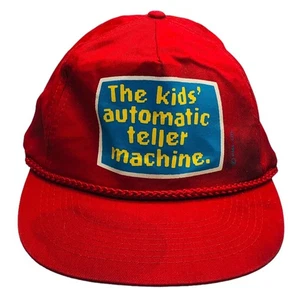 Vintage The Kids' Automatic Teller Machine Snapback Baseballmütze Humor Papa Opa - Bild 1 von 10