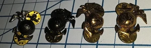 WW2 Lot of 4 (2 matched sets) USMC COLLAR Us Marine Corps Insignias WWII - Picture 1 of 7