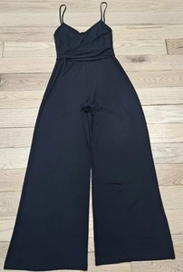 NWOT Ralph Lauren Purple Label Women's Black Sleeveless Twist-Front Jumpsuit - Picture 1 of 10