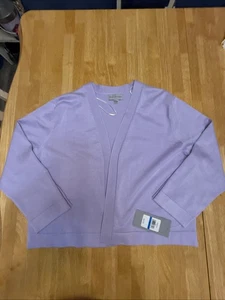 Marc New York Strickjacke Lila Gr. XL E130 Neu mit Etikett - Bild 1 von 7