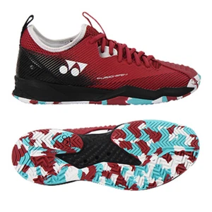 Yonex Power Kissen Fusionrev 4 Unisex Tennisschuhe schwarz rot neu mit Etikett SHT-F4MACEX - Bild 1 von 7