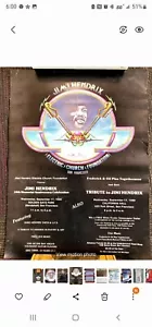 1980 Jimi Hendrix Electric Church Foundation Poster San Francisco 17,5" mal 23" - Bild 1 von 5