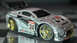 Hot Wheels 2004 First Edition Tooned Toyota Supra Silver Loose  - Picture 1 of 7