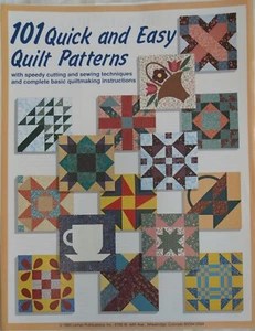 Paquete de patrones de acolchado Leman 101 patrones de colcha rápidos y fáciles aplique de patchwork - Imagen 1 de 5