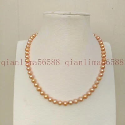18" Classic 6-7mm Natural South Sea Golden Round Pearl Necklace 14k Gold P - Image 1 of 4