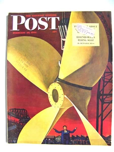 Saturday Evening Post with J.D. Salinger story, Februari, 1944, - Picture 1 of 1