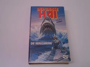 Der weiße Hai 4 - Die Abrechnung 1987 Uncut VHS German PAL Video Großbox Jaws 4 - Bild 1 von 5