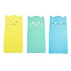 3 Cleaning Cloths Reusable Absorbant Dish Sponge Cat Kitchen Bathroom Washing Up