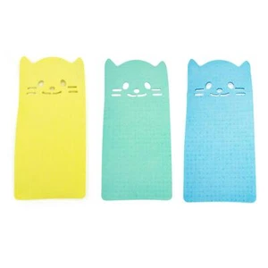 3 Cleaning Cloths Reusable Absorbant Dish Sponge Cat Kitchen Bathroom Washing Up - Picture 1 of 2